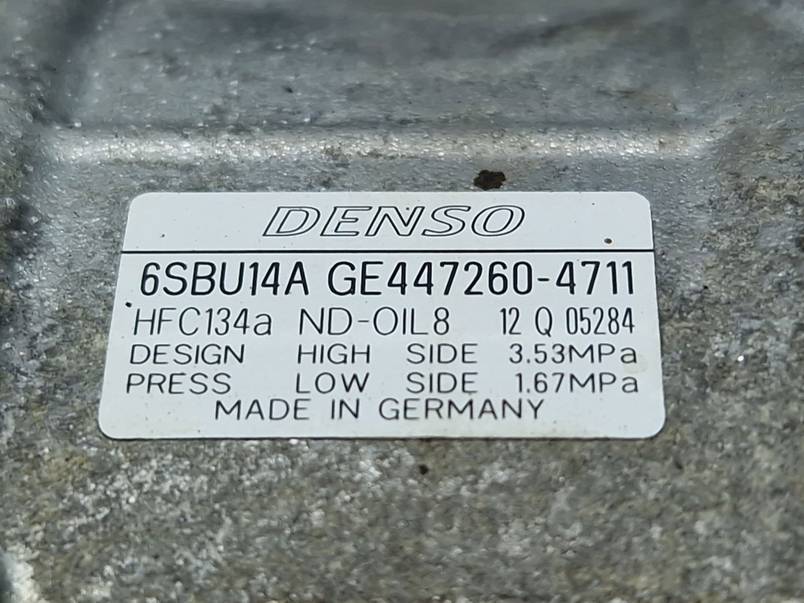 Compresor clima Bmw 3 (F30) [Fabr 2012-2017] 447260-4711 2.0 N47D20 135KW / 184CP - imagine 2