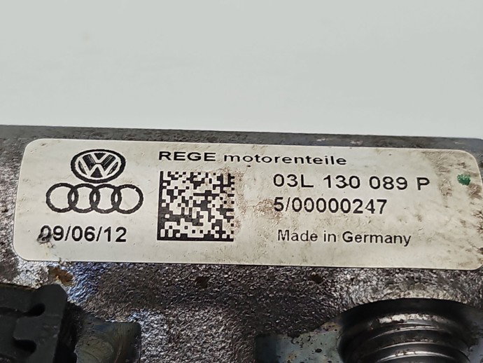 Rampa injectoare Volkswagen Golf 6 (5K1) [Fabr 2009-2013] 03L130089P 2.0 TDI CFFB 103KW / 140CP
