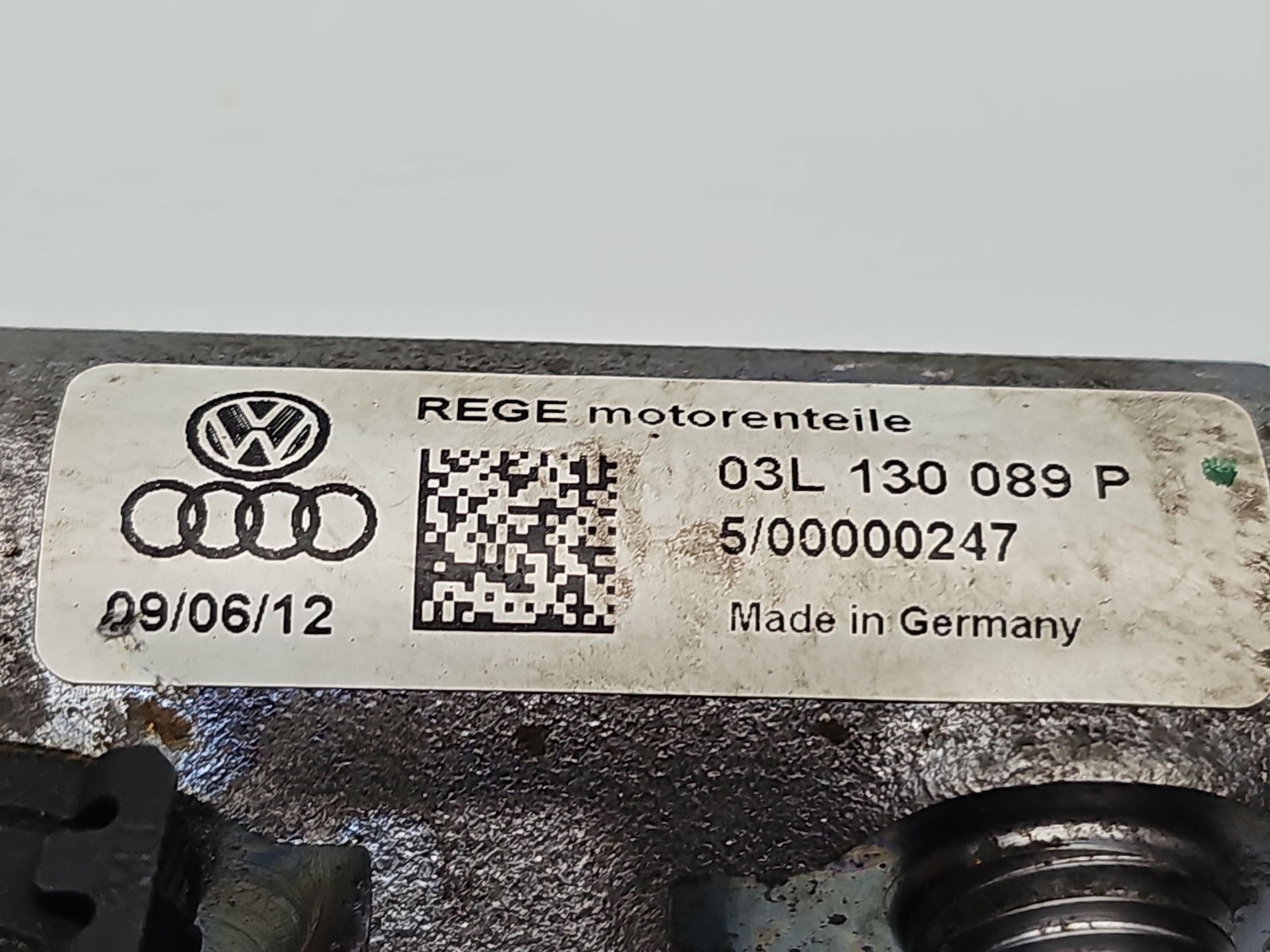 Rampa injectoare Volkswagen Tiguan (5N) [Fabr 2007-2016] 03L130089P 2.0 TDI CFFB 103KW / 140CP - imagine 2