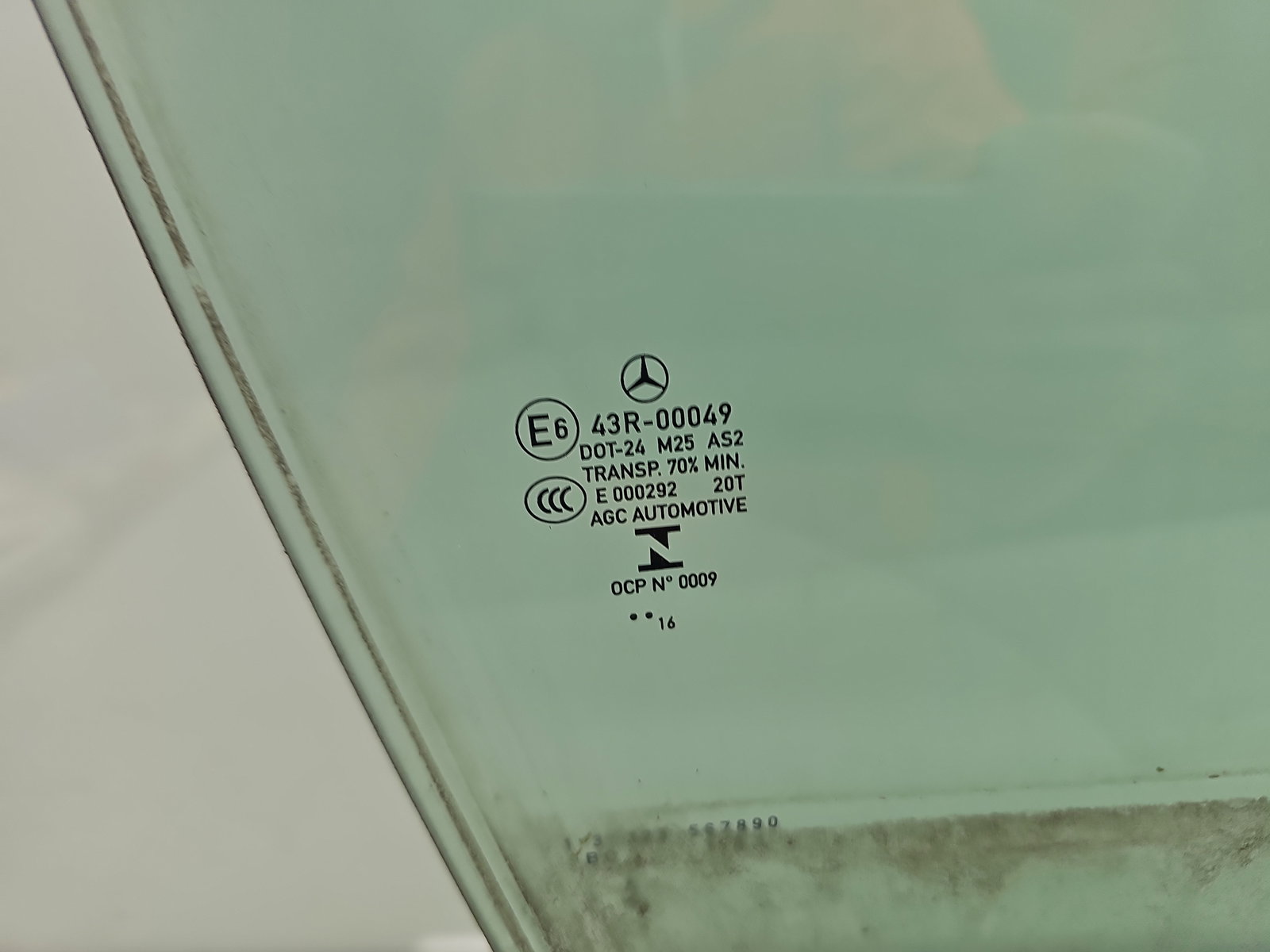 Geam usa dreapta fata Mercedes Clasa A (W176) [Fabr 2012-2018] OEM - imagine 2