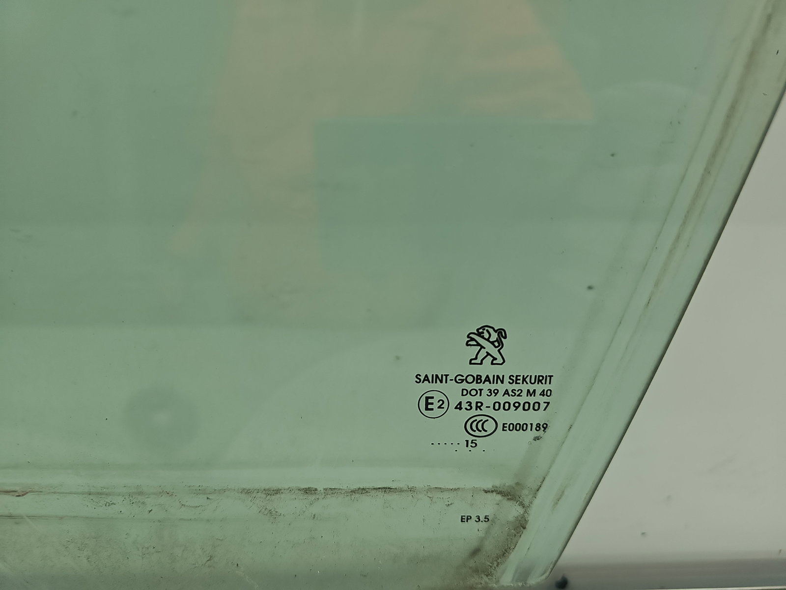 Geam usa stanga fata PEUGEOT 308 (II) [Fabr 2013-2020] OEM - imagine 2