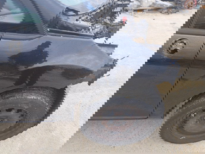 Aripa dreapta fata Ford Fiesta 6 [Fabr 2008-2019] Panther Black Metal