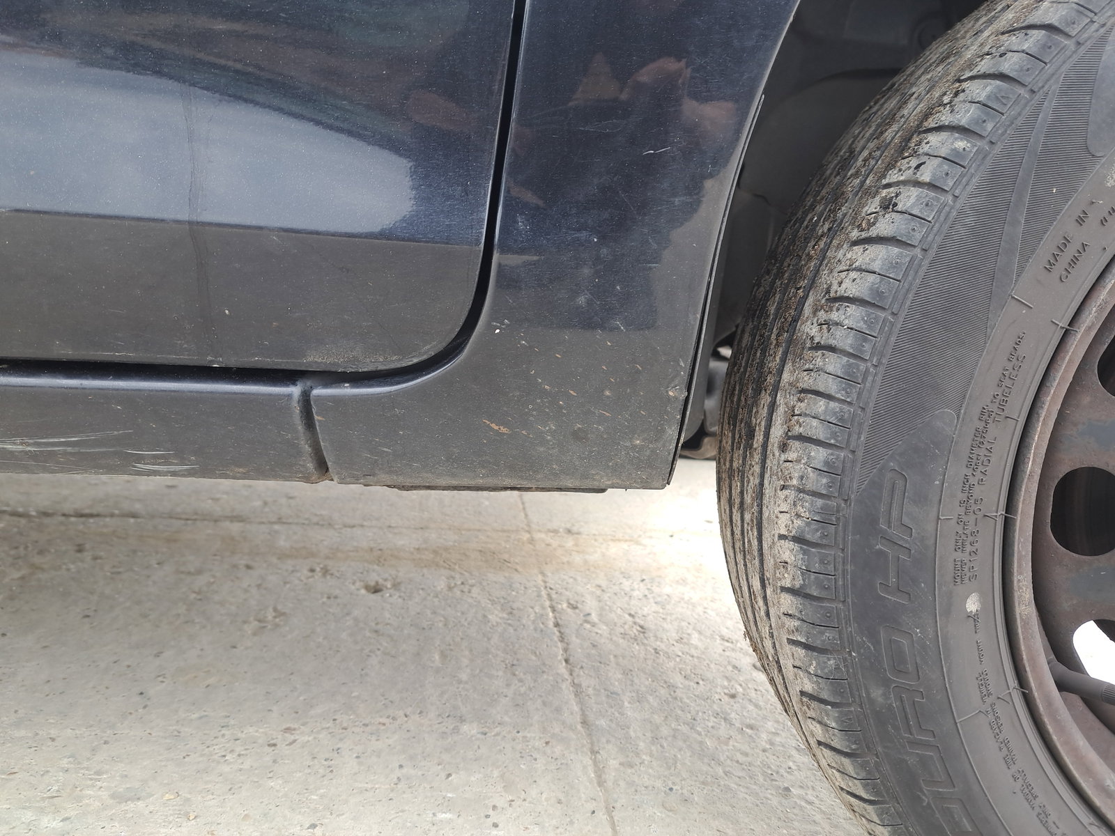 Aripa dreapta fata Ford Fiesta 6 [Fabr 2008-2019] Panther Black Metal - imagine 2