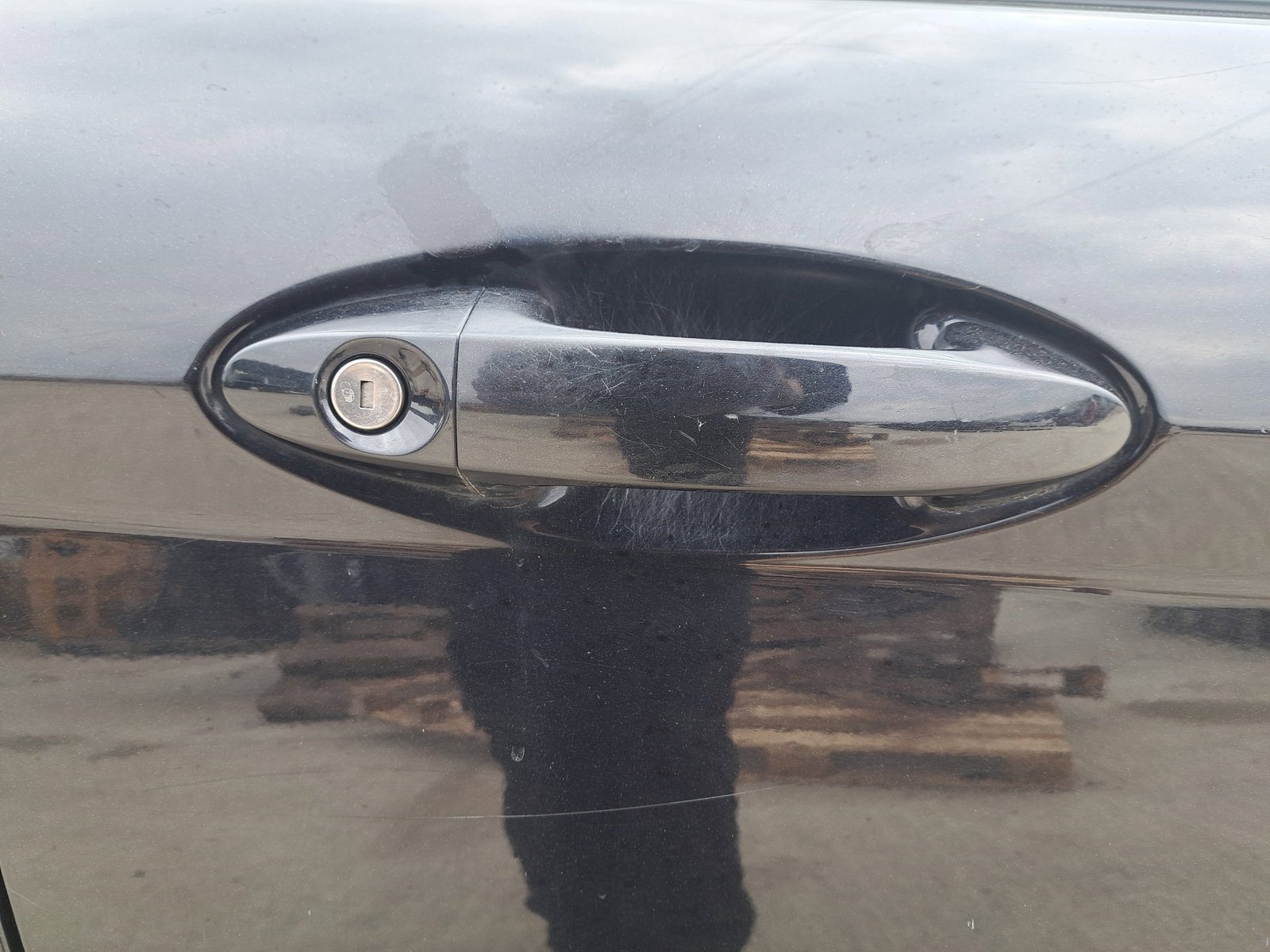 Maner usa dreapta fata Ford Fiesta 6 [Fabr 2008-2019] Panther Black Metal