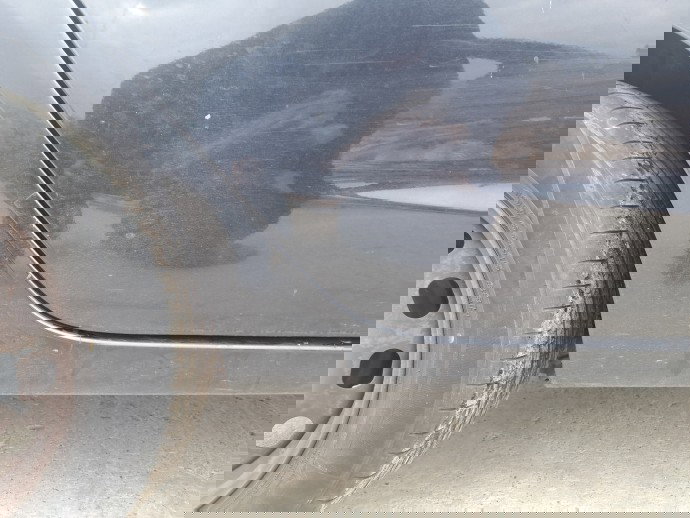 Aripa dreapta spate Ford Fiesta 6 [Fabr 2008-2019] Panther Black Metal