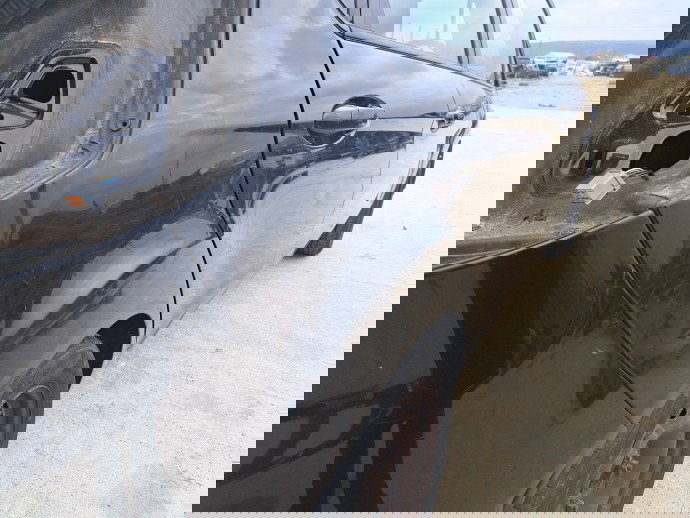 Aripa dreapta spate Ford Fiesta 6 [Fabr 2008-2019] Panther Black Metal