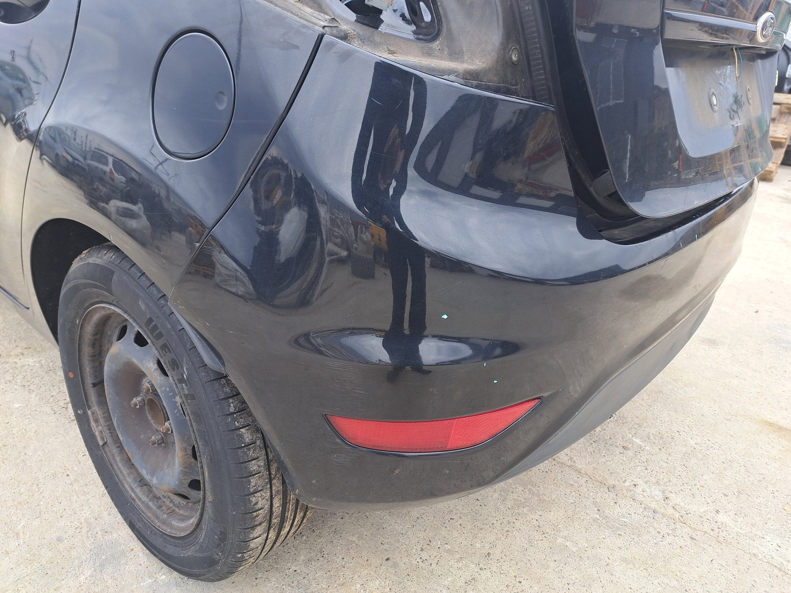 Bara spate Ford Fiesta 6 [Fabr 2008-2019] Panther Black Metal - imagine 3