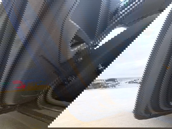 Usa stanga spate Ford Fiesta 6 [Fabr 2008-2019] Panther Black Metal