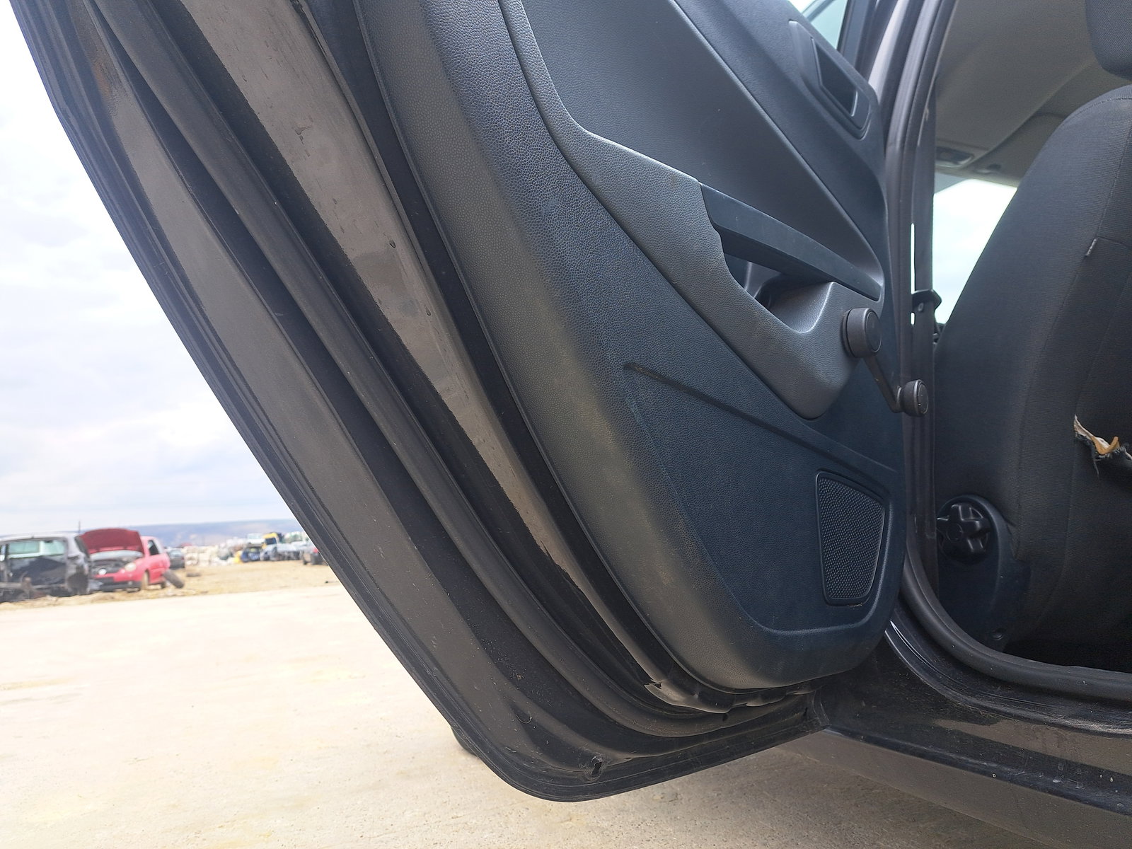 Usa stanga spate Ford Fiesta 6 [Fabr 2008-2019] Panther Black Metal - imagine 3