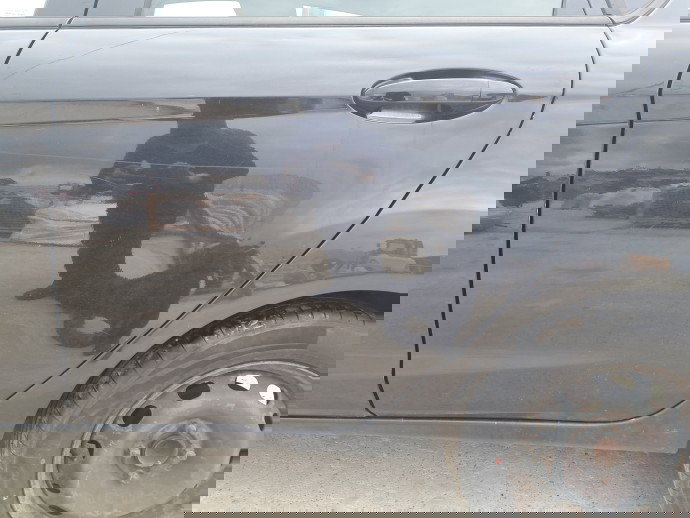 Usa stanga spate Ford Fiesta 6 [Fabr 2008-2019] Panther Black Metal