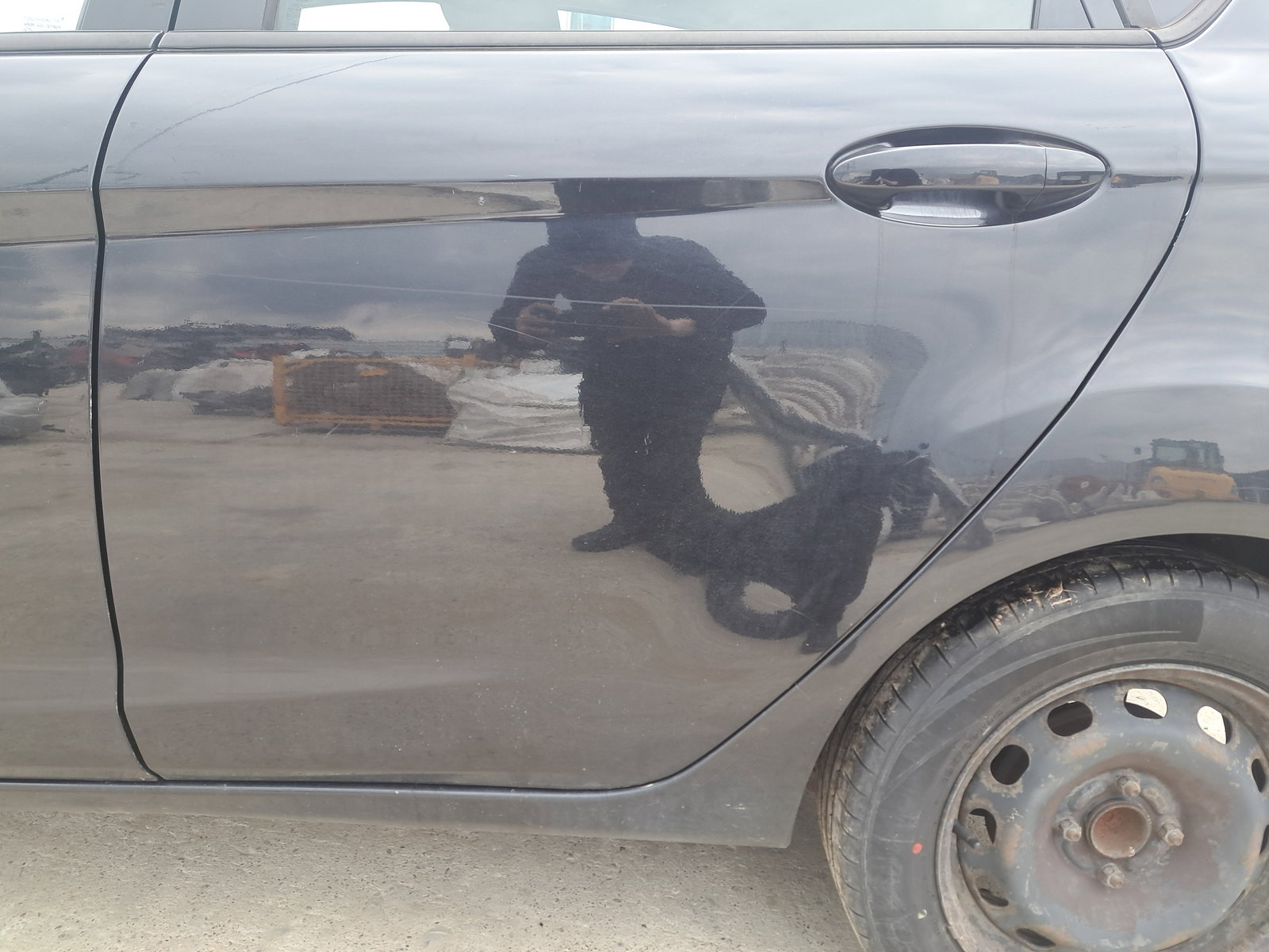 Usa stanga spate Ford Fiesta 6 [Fabr 2008-2019] Panther Black Metal - imagine 4