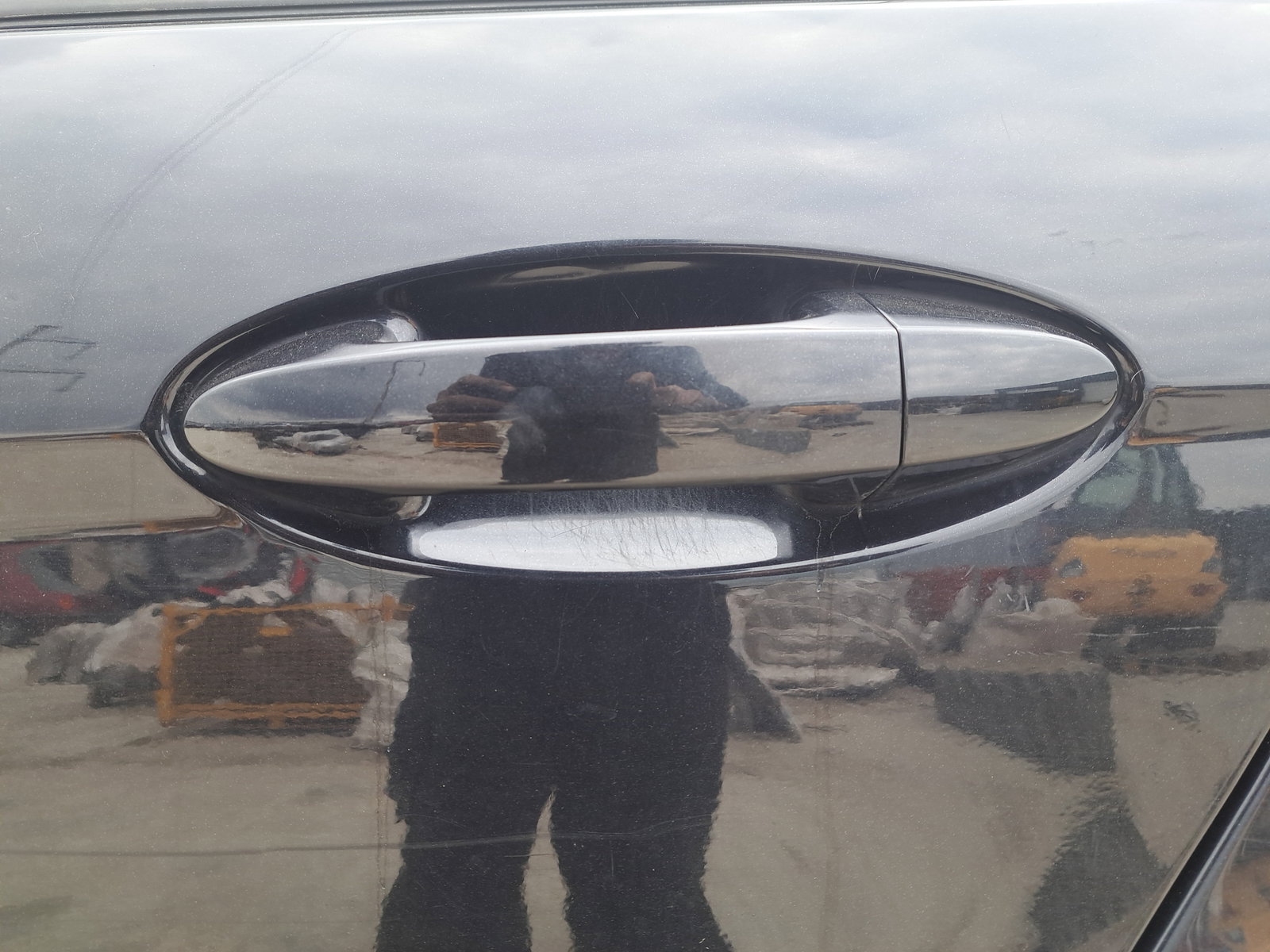 Maner usa stanga spate Ford Fiesta 6 [Fabr 2008-2019] Panther Black Metal