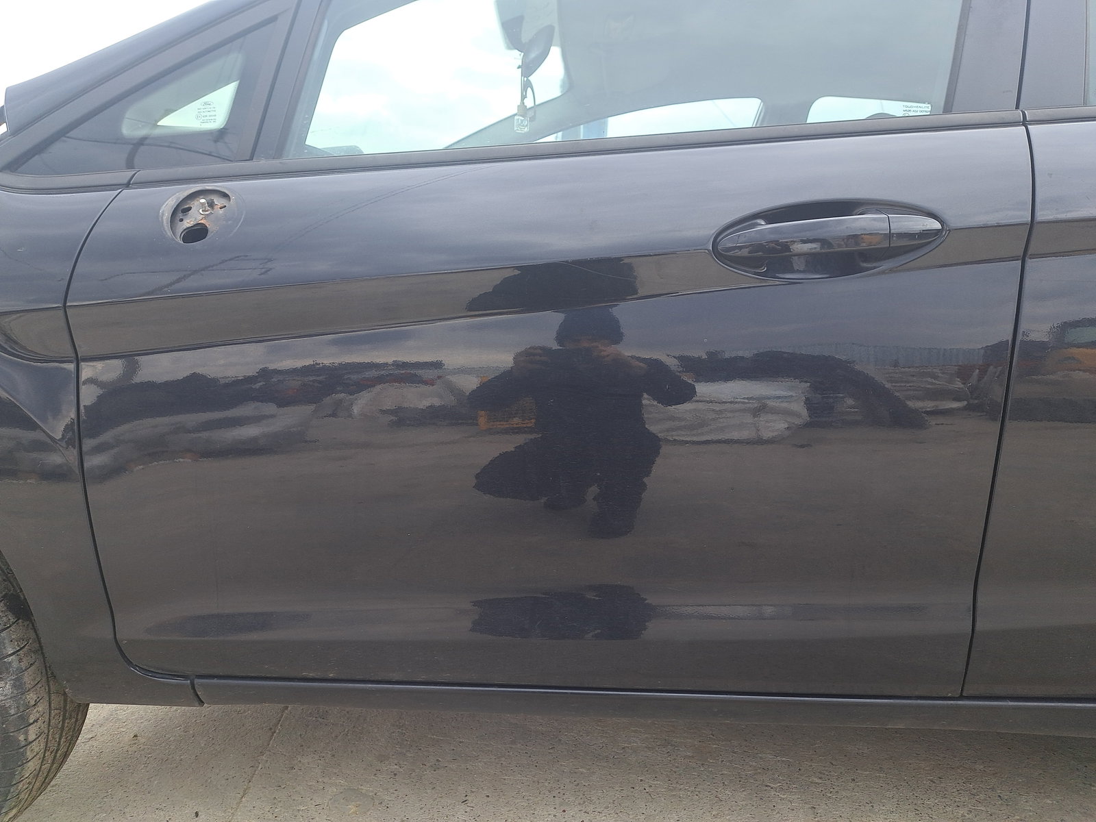 Usa stanga fata Ford Fiesta 6 [Fabr 2008-2019] Panther Black Metal - imagine 4