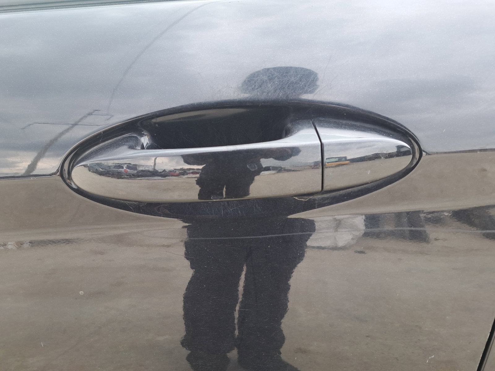 Maner usa stanga fata Ford Fiesta 6 [Fabr 2008-2019] Panther Black Metal