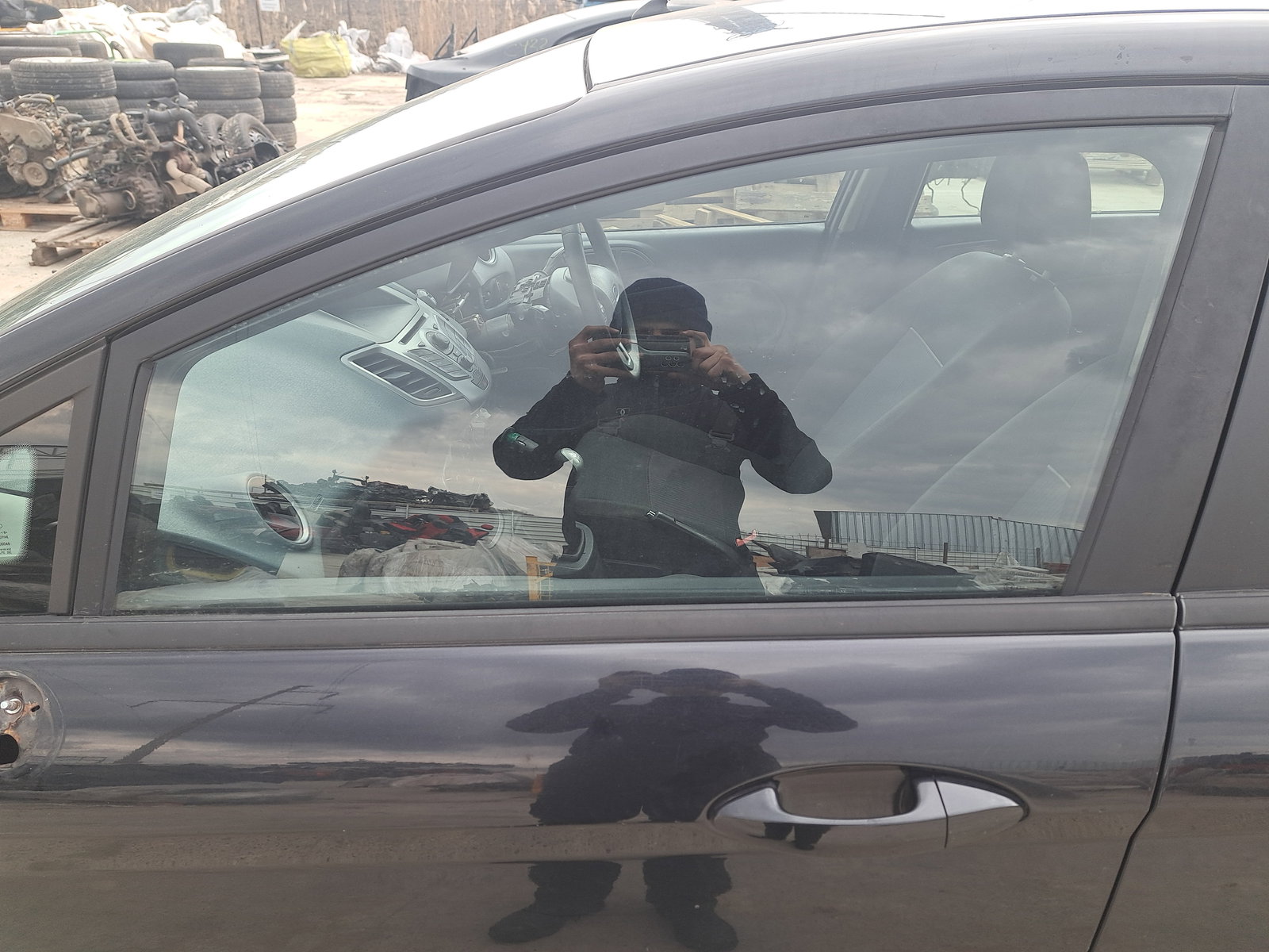 Geam usa stanga fata Ford Fiesta 6 [Fabr 2008-2019] OEM