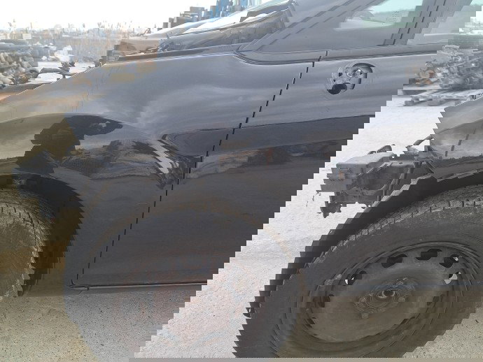 Aripa stanga fata Ford Fiesta 6 [Fabr 2008-2019] Panther Black Metal