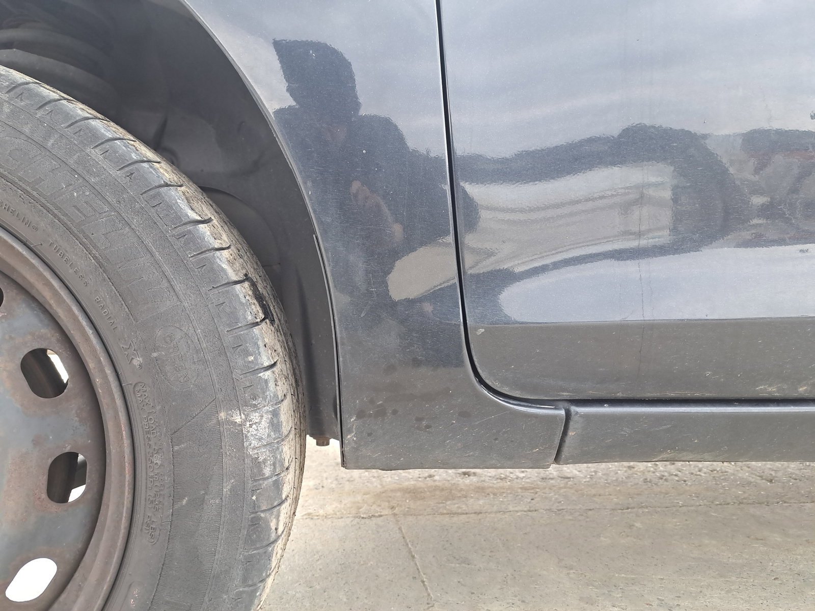 Aripa stanga fata Ford Fiesta 6 [Fabr 2008-2019] Panther Black Metal - imagine 2