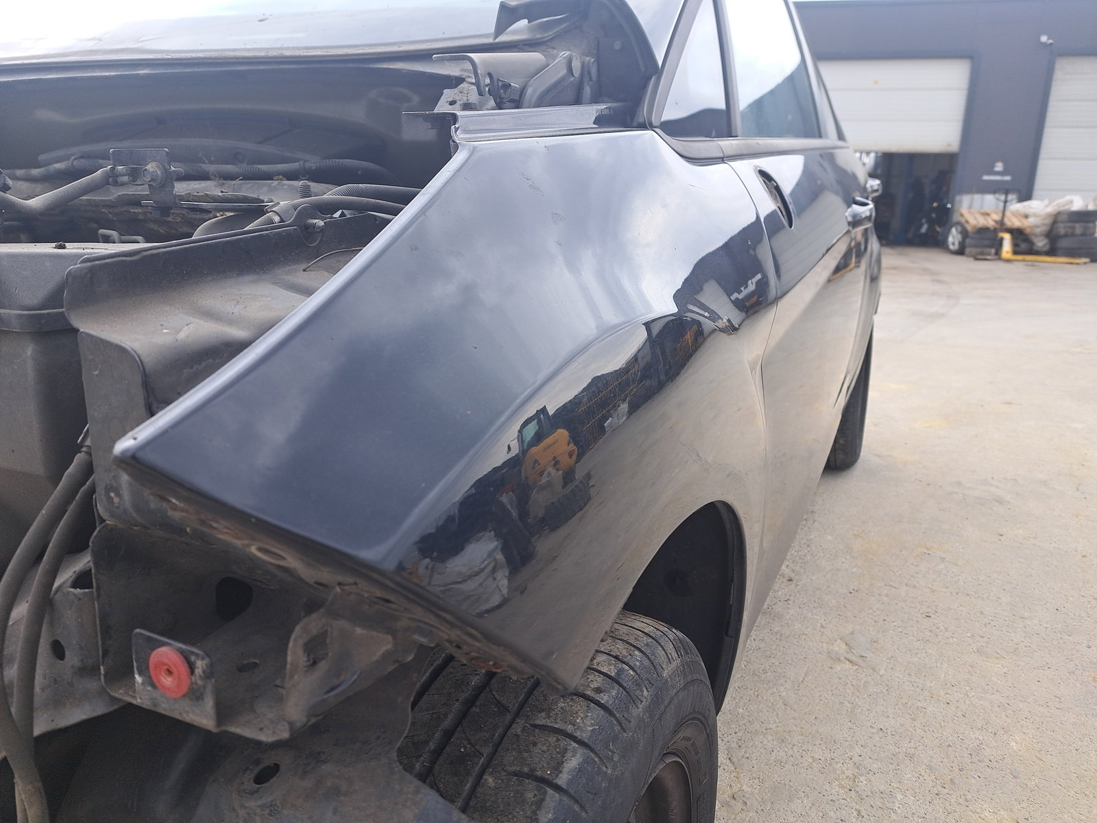 Aripa stanga fata Ford Fiesta 6 [Fabr 2008-2019] Panther Black Metal - imagine 3