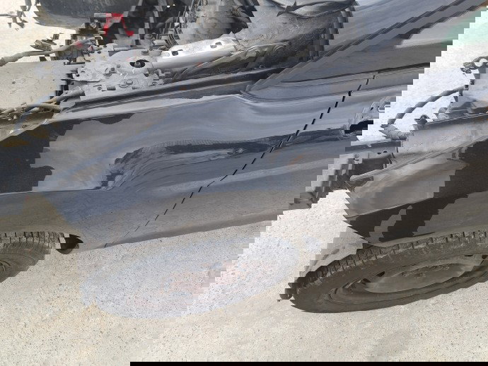 Aripa stanga fata Ford Fiesta 6 [Fabr 2008-2019] Panther Black Metal