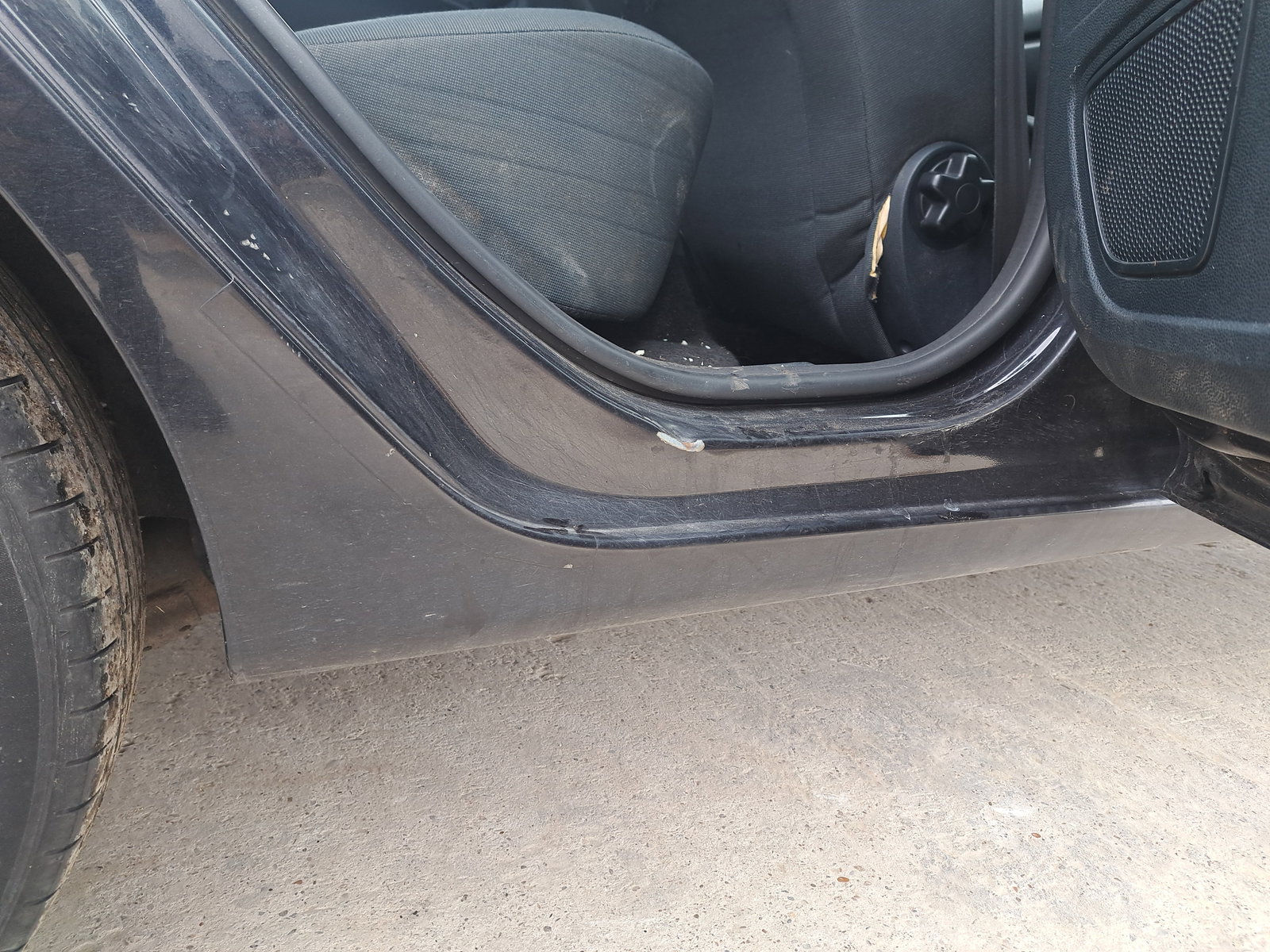 Prag lateral dreapta Ford Fiesta 6 [Fabr 2008-2019] OEM - imagine 2