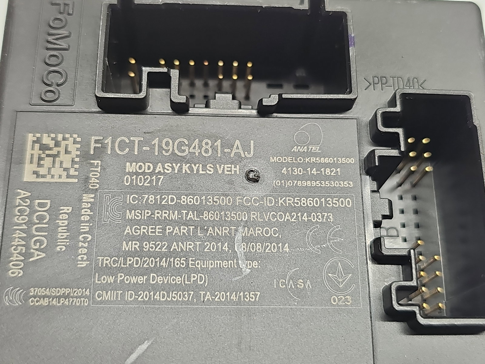 Modul confort Ford Kuga II [Fabr 2012-prezent] F1CT-19G481-AJ - imagine 4