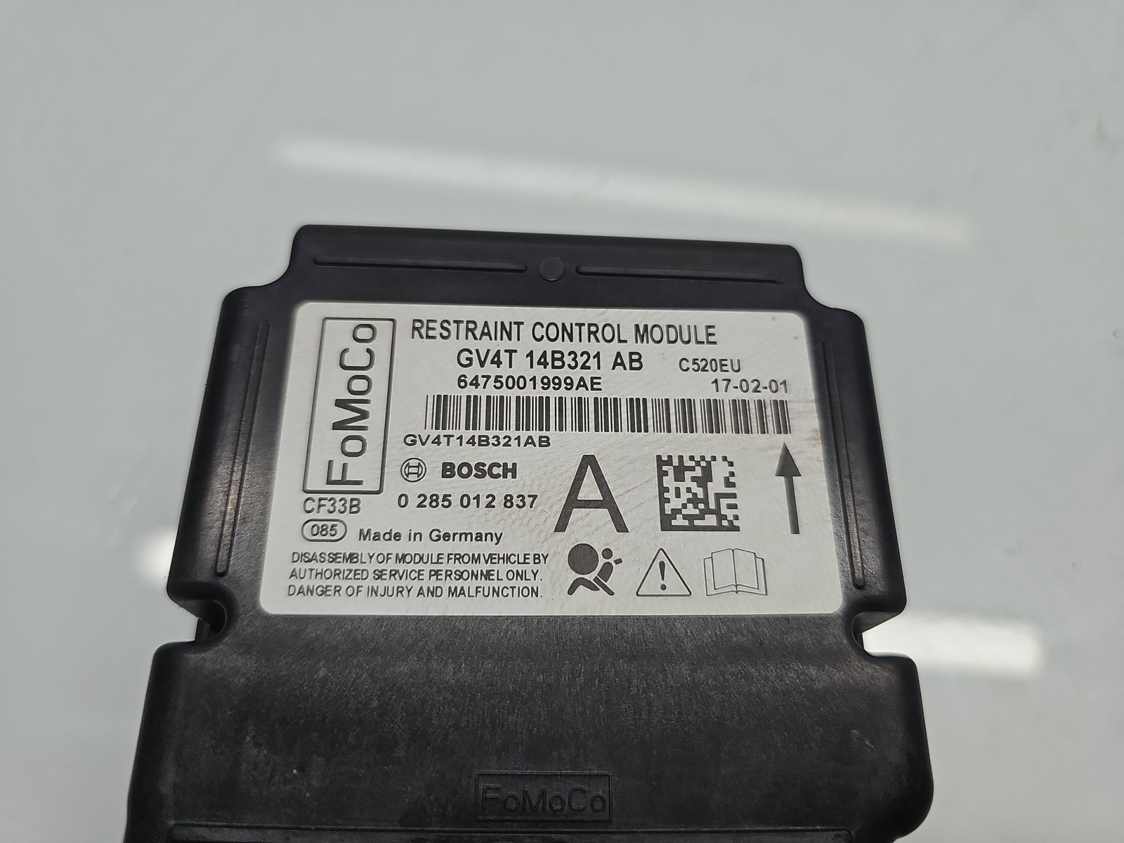 Calculator airbag Ford Kuga II [Fabr 2012-prezent] GV4T-14B321-AB 2.0 TDCI UFDB 132KW / 180CP - imagine 4