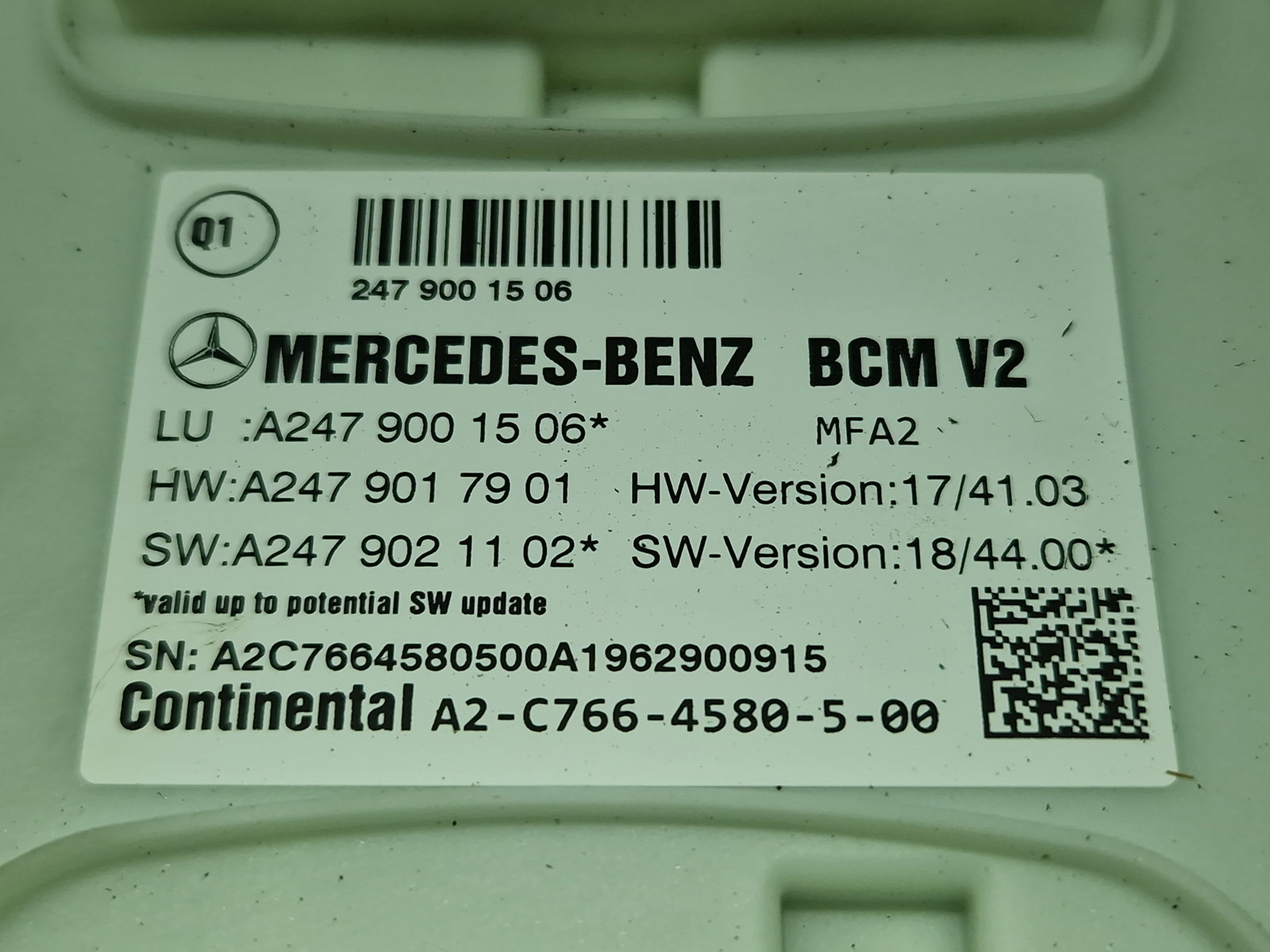Modul confort Mercedes Clasa A (W177) [Fabr 2019-2024] A2479001506 - imagine 5