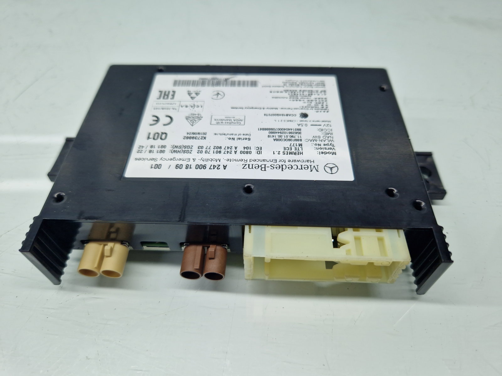 Modul confort Mercedes Clasa A (W177) [Fabr 2019-2024] A2479001809 - imagine 1