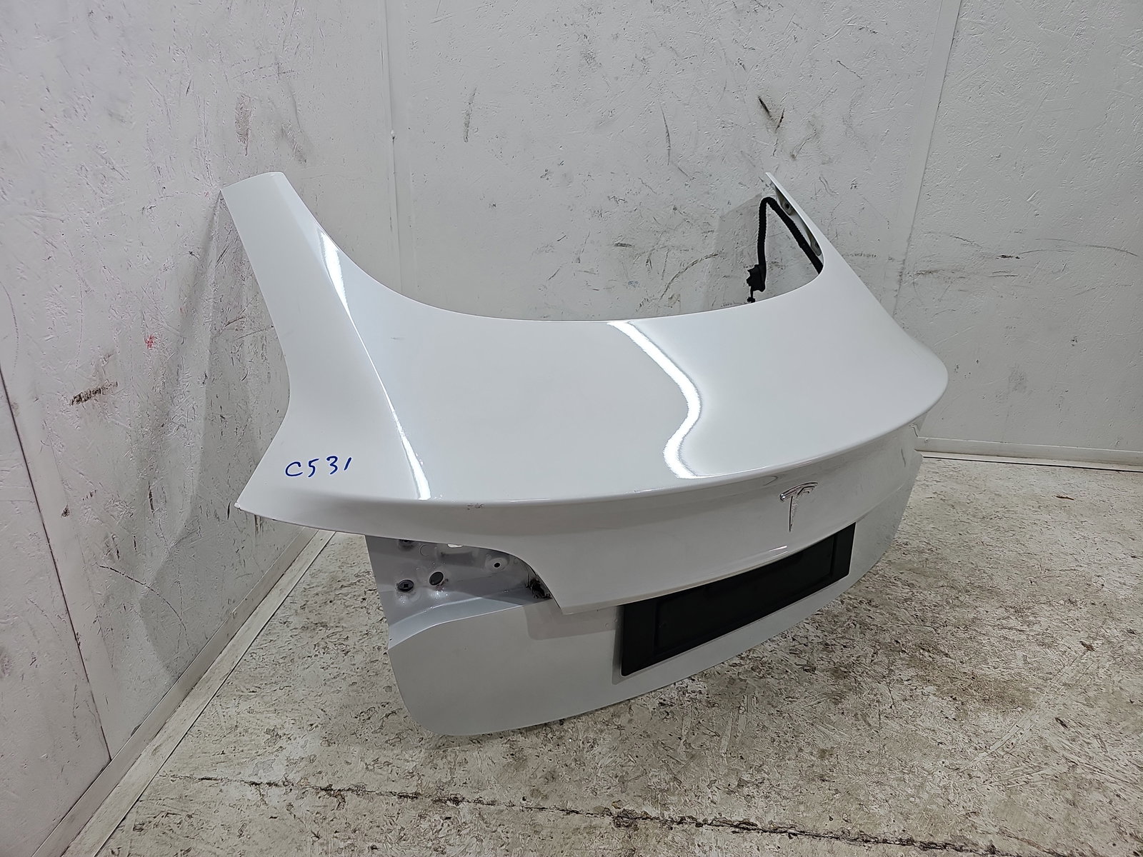 Capota portbagaj TESLA Model 3 [Fabr 2020-2025] Pearl White - imagine 3