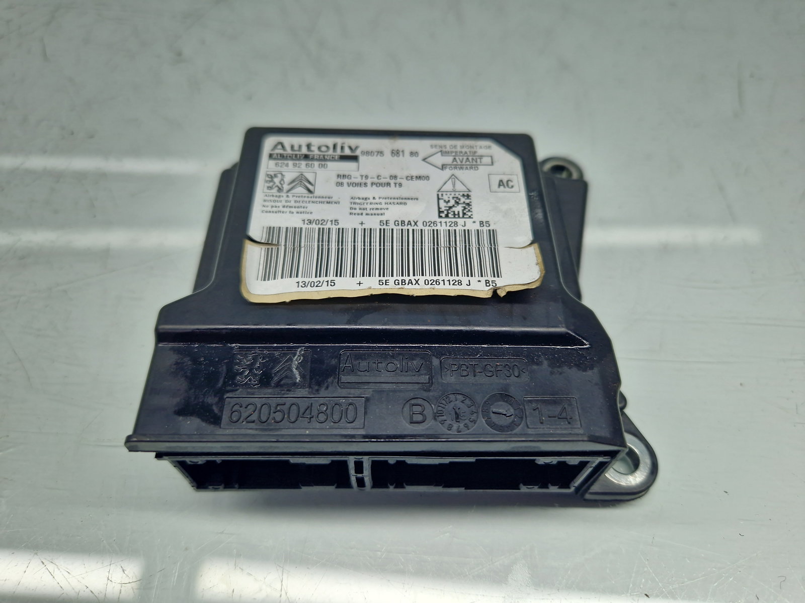 Calculator airbag PEUGEOT 308 (II) [Fabr 2013-2020] 9807568180 1.6 HDi 9HP 68KW / 92CP - imagine 1