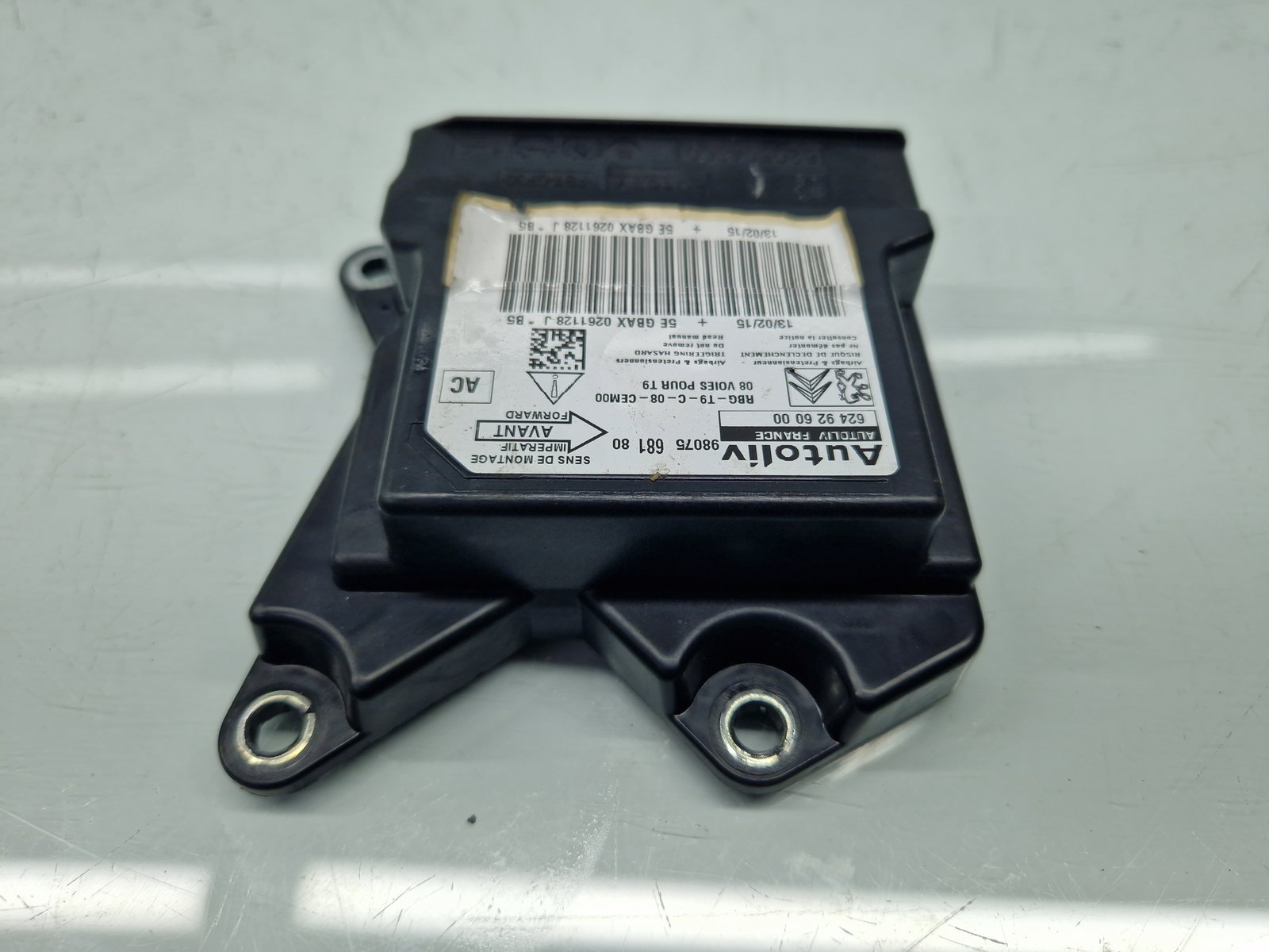 Calculator airbag PEUGEOT 308 (II) [Fabr 2013-2020] 9807568180 1.6 HDi 9HP 68KW / 92CP - imagine 2