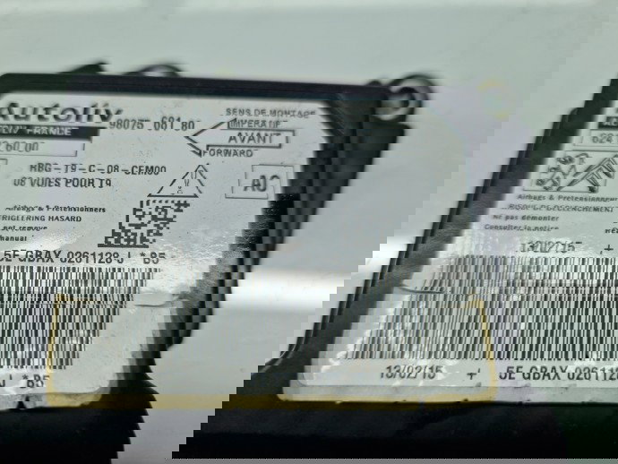 Calculator airbag PEUGEOT 308 (II) [Fabr 2013-2020] 9807568180 1.6 HDi 9HP 68KW / 92CP