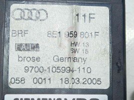 Motoras geam stanga fata 8E1959801F Audi A4 (8EC, B7) [Fabr 2004-2008] 2.0 BLB