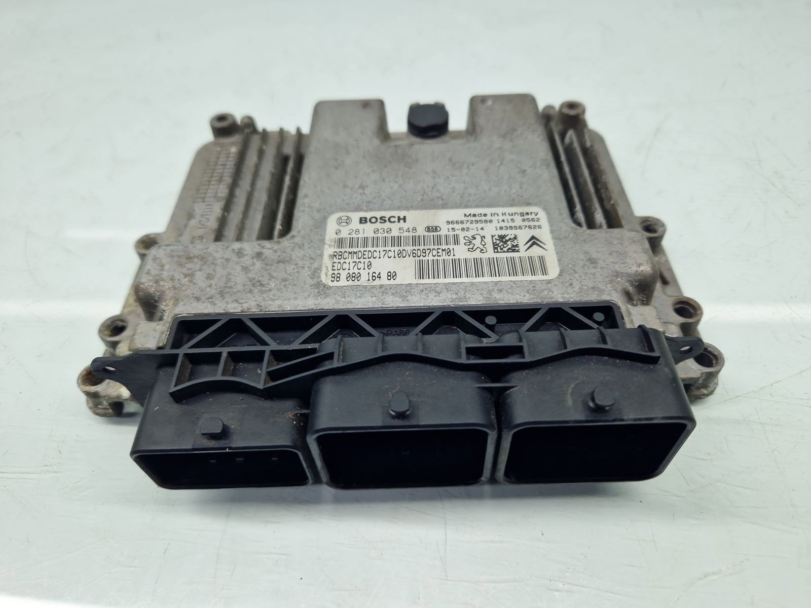 Calculator motor ECU PEUGEOT 2008 [Fabr 2013-2019] 9808016480 1.6 HDi 9HP 68KW / 92CP - imagine 1