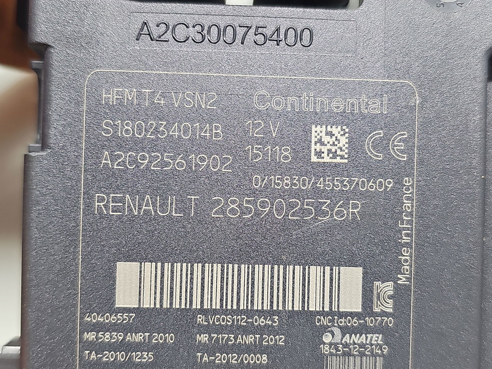 Modul confort Renault Captur (J87) [Fabr 2013-2017] 285902536R - imagine 2