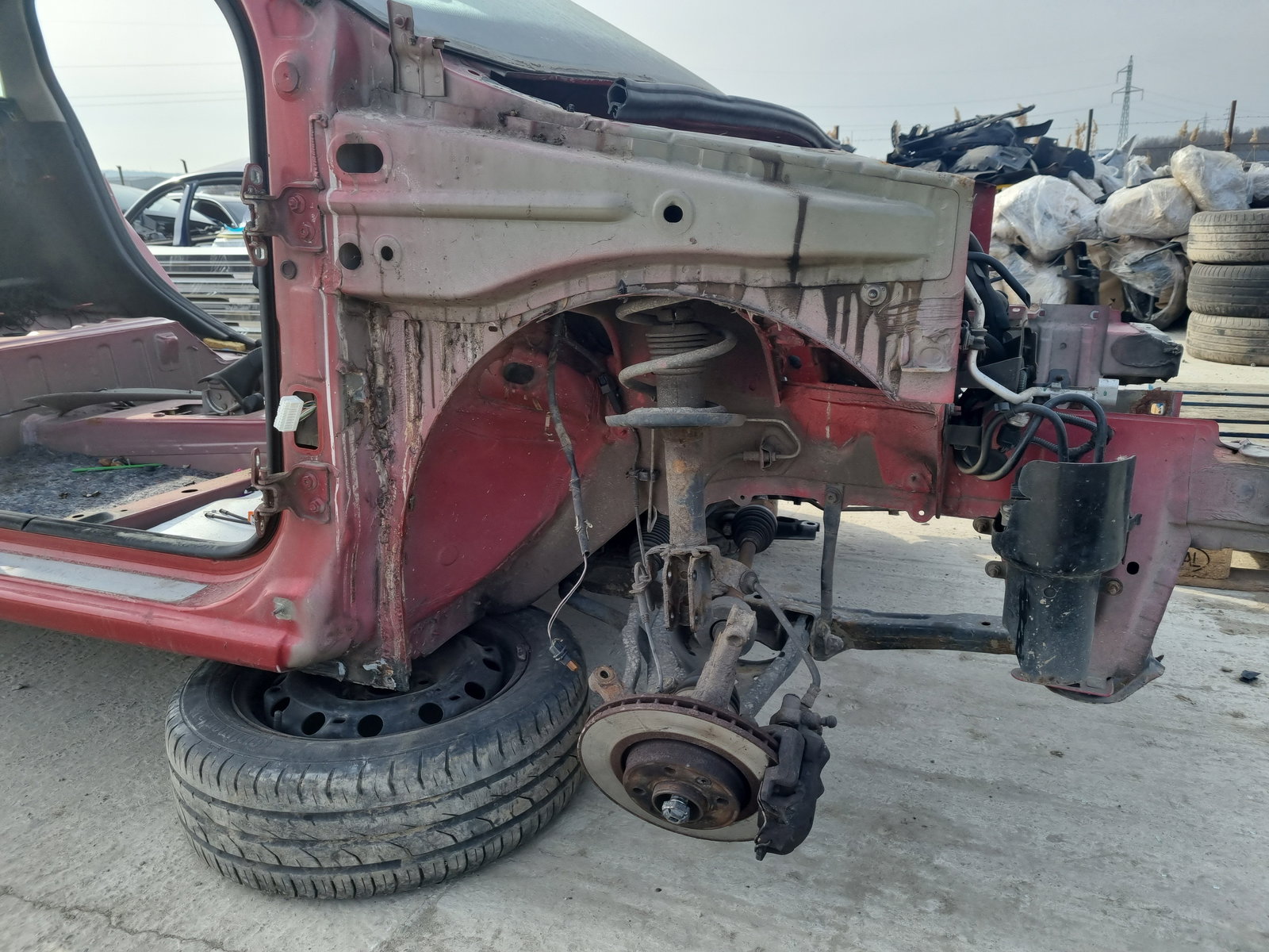 Semi aripa dreapta Dacia Logan MCV 2 [Fabr 2013-2022] Break ROSU - imagine 1