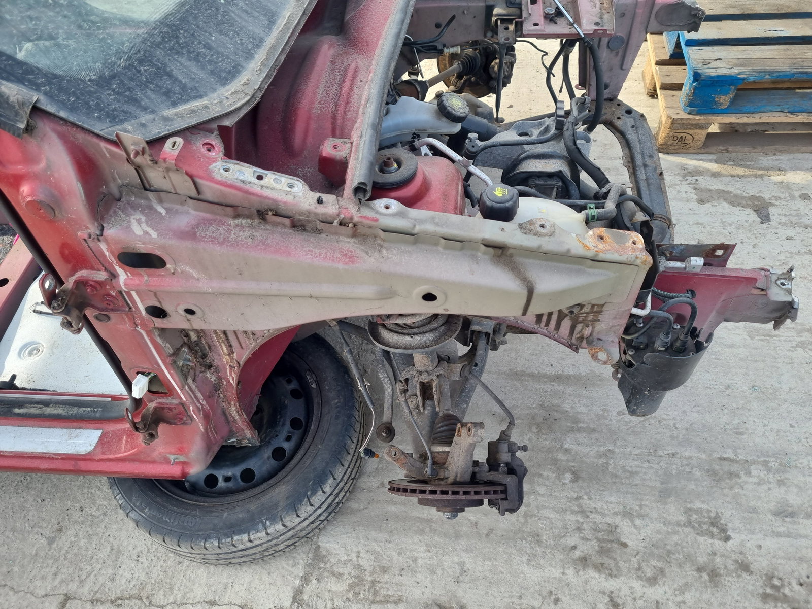 Semi aripa dreapta Dacia Logan MCV 2 [Fabr 2013-2022] Break ROSU - imagine 2