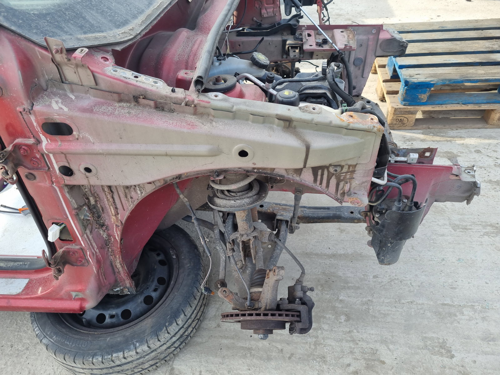 Semi aripa dreapta Dacia Logan MCV 2 [Fabr 2013-2022] Break ROSU - imagine 3