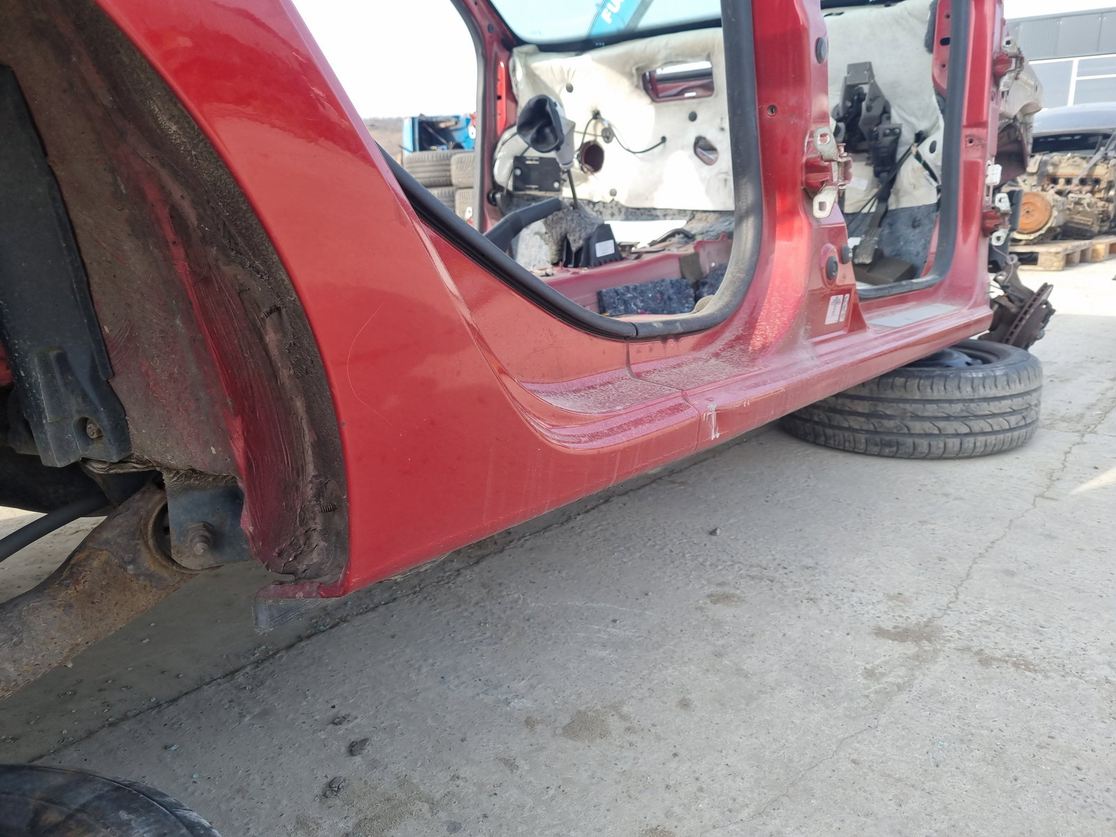 Prag lateral dreapta Dacia Logan MCV 2 [Fabr 2013-2022] Break OEM - imagine 2