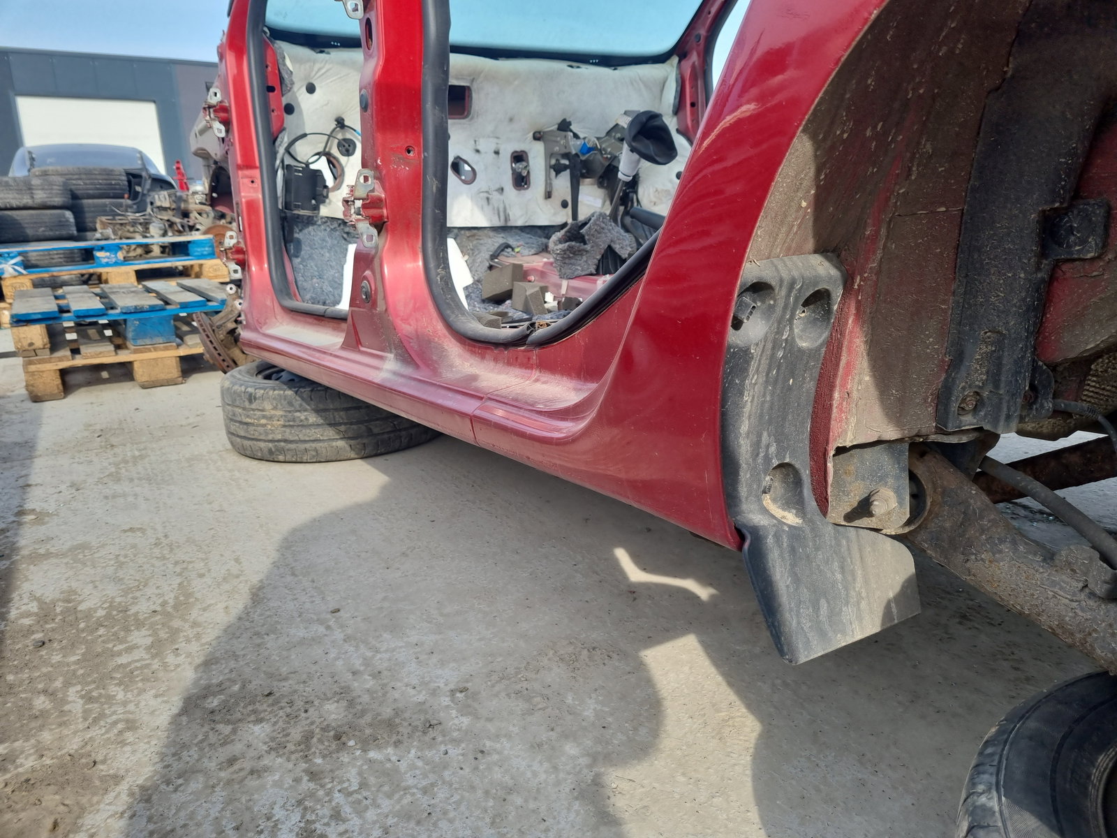 Prag lateral stanga Dacia Logan MCV 2 [Fabr 2013-2022] Break OEM - imagine 3