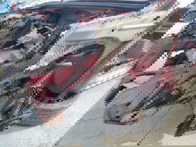 Semi aripa stanga Dacia Logan MCV 2 [Fabr 2013-2022] Break ROSU