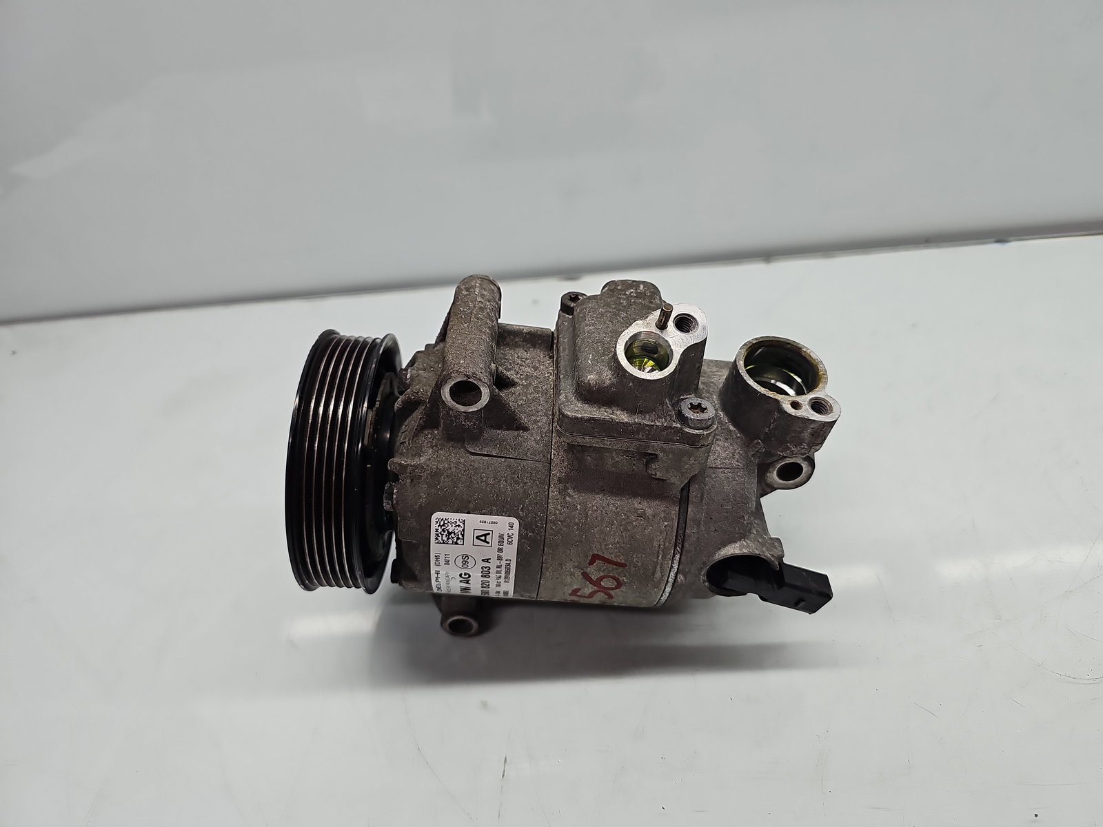 Compresor clima Volkswagen Golf 6 (5K1) [Fabr 2009-2013] 5N0820803A 1.6 TDI CAYC 77KW / 105CP - imagine 1