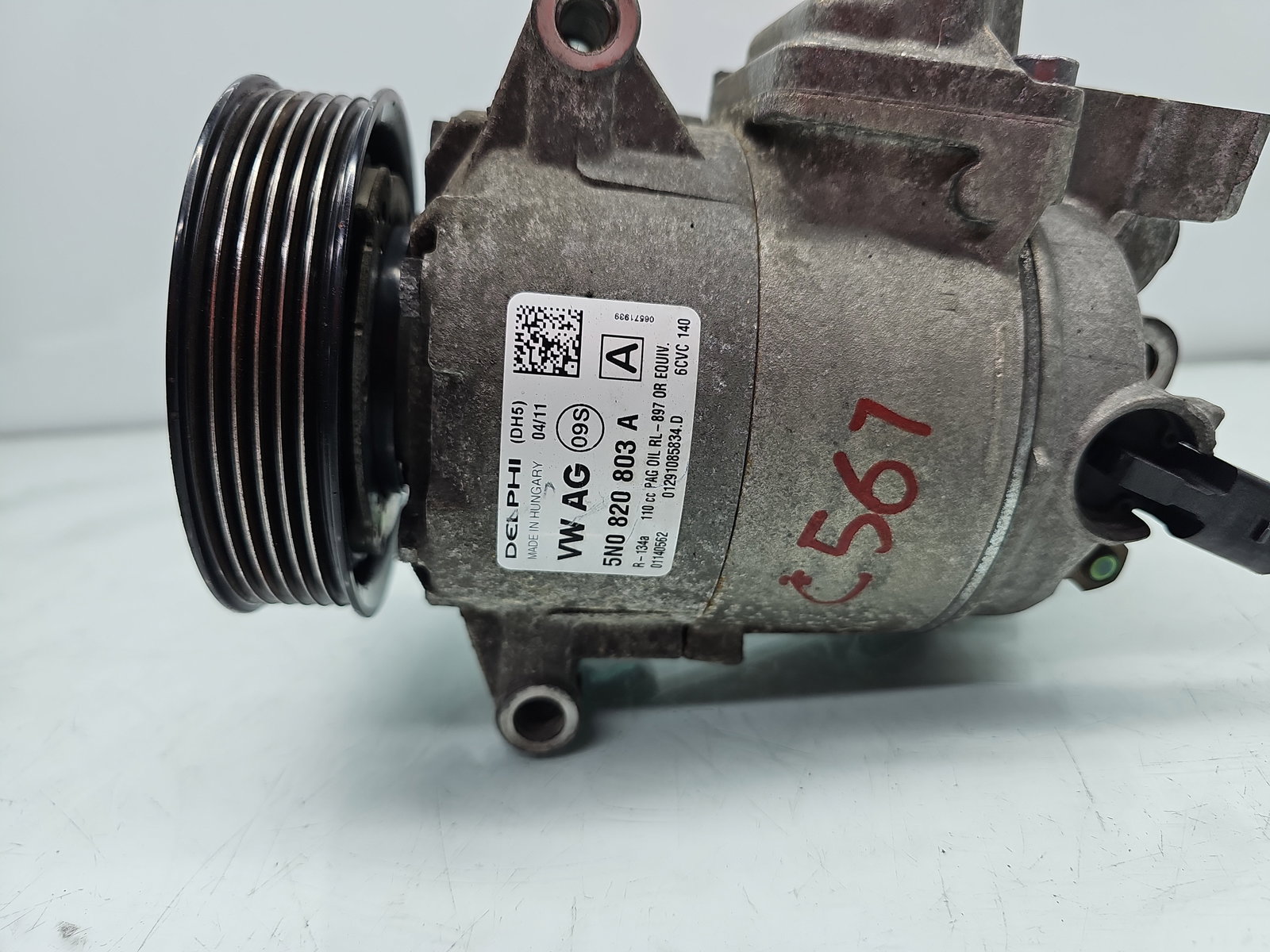 Compresor clima Volkswagen Golf 6 (5K1) [Fabr 2009-2013] 5N0820803A 1.6 TDI CAYC 77KW / 105CP - imagine 6