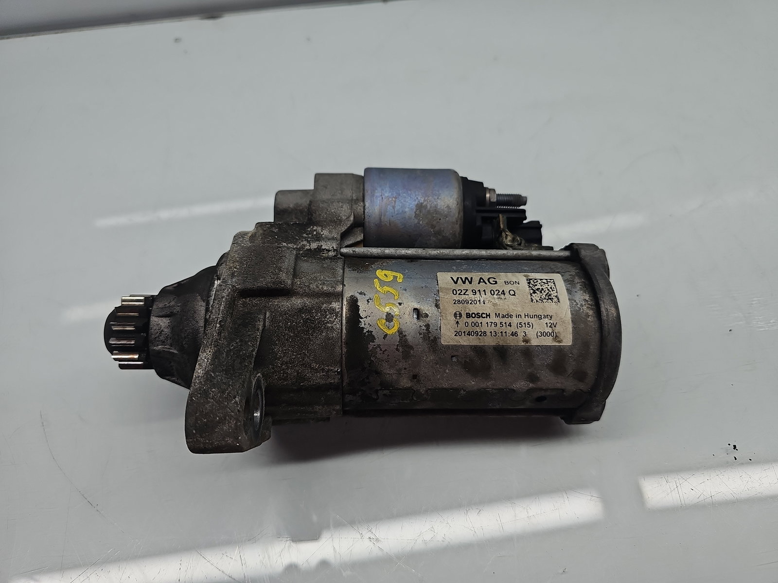 Electromotor AUDI A3 (8VS) [Fabr 2013-prezent] 02Z911024Q 1.4 TFSI CZEA 110KW / 150CP - imagine 1