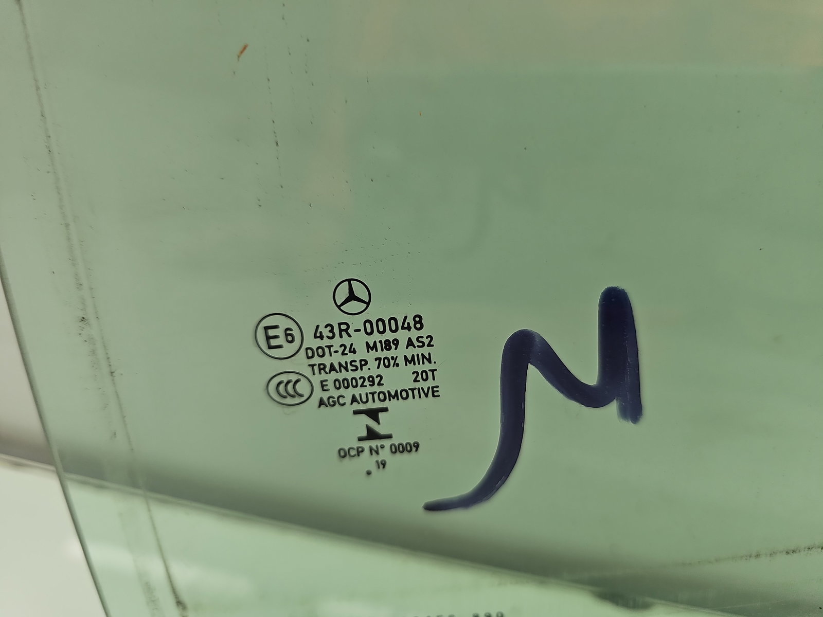 Geam usa stanga spate Mercedes Clasa A (W177) [Fabr 2019-2024] OEM - imagine 2