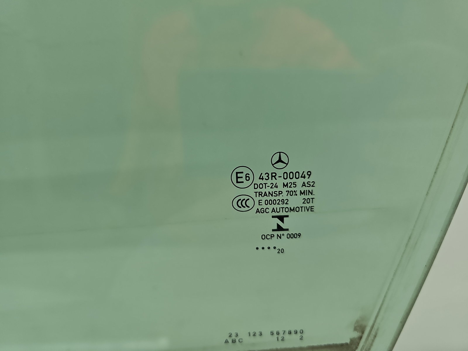 Geam usa stanga fata Mercedes Clasa A (W176) [Fabr 2012-2018] OEM - imagine 2