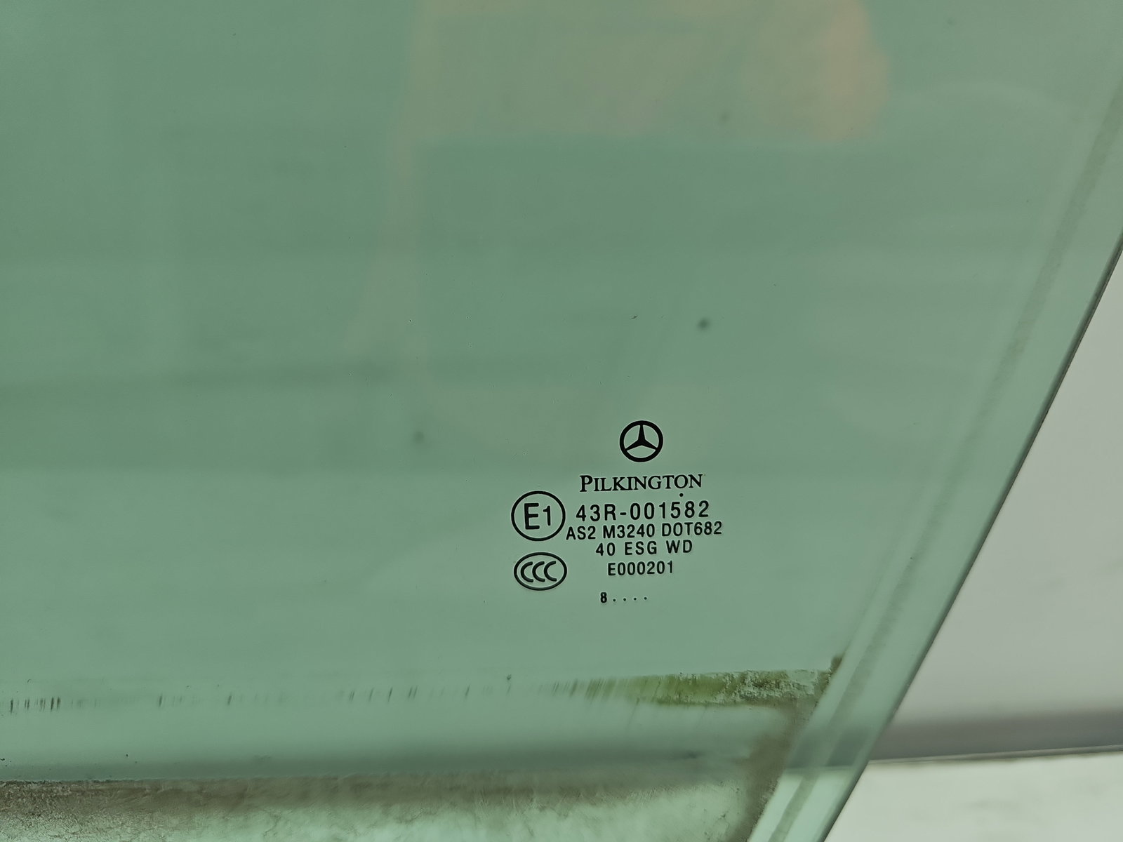 Geam usa stanga fata Mercedes Clasa C (W204) [Fabr 2007-2014] OEM - imagine 2