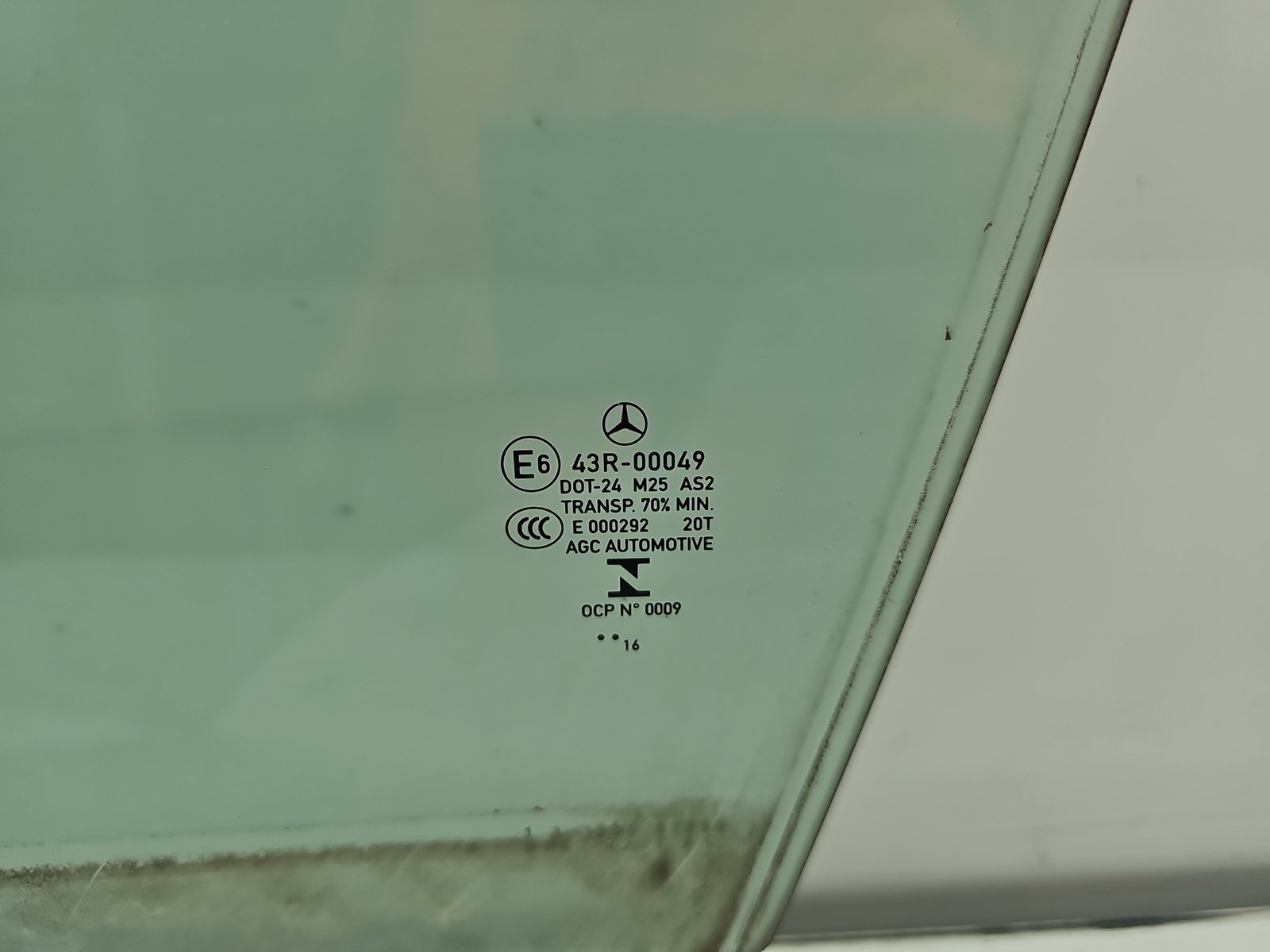 Geam usa stanga fata Mercedes Clasa A (W176) [Fabr 2012-2018] OEM - imagine 2