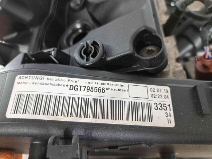 Motor complet ambielat AUDI A3 (8V1) [Fabr 2012-2017] DGTE 1.6 TDI DGTE 85KW / 116CP