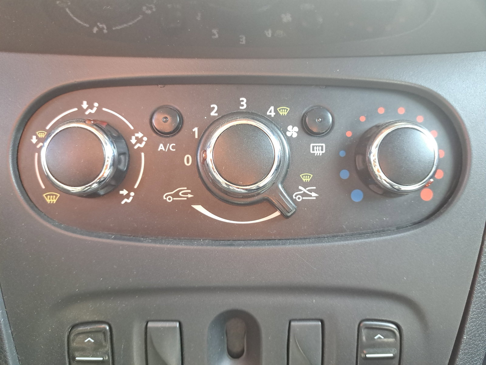 Panou comanda clima Dacia Logan 2 [Fabr 2012-2020] OEM